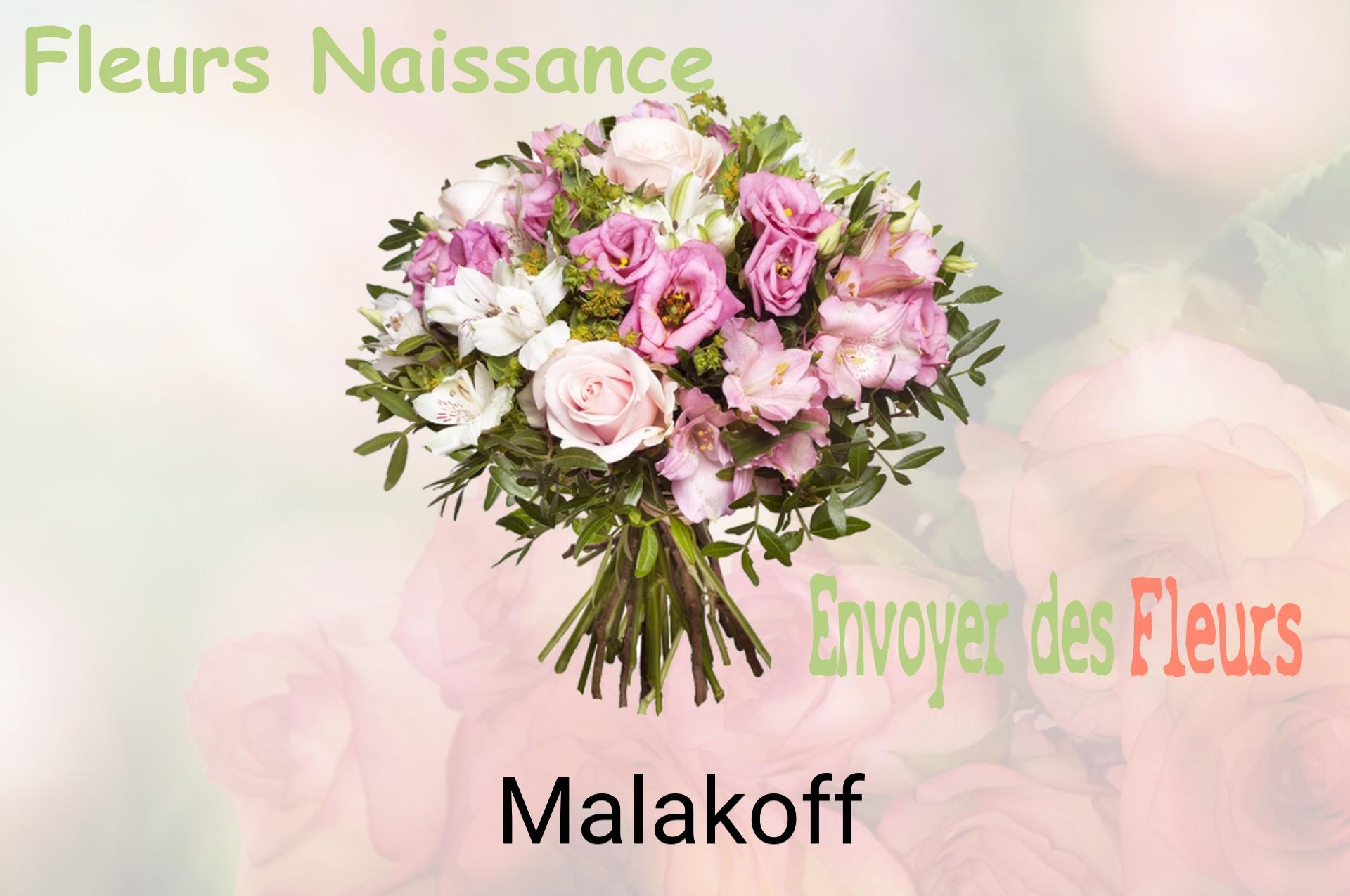 Bouquet de fleurs de naissance livré à Malakoff